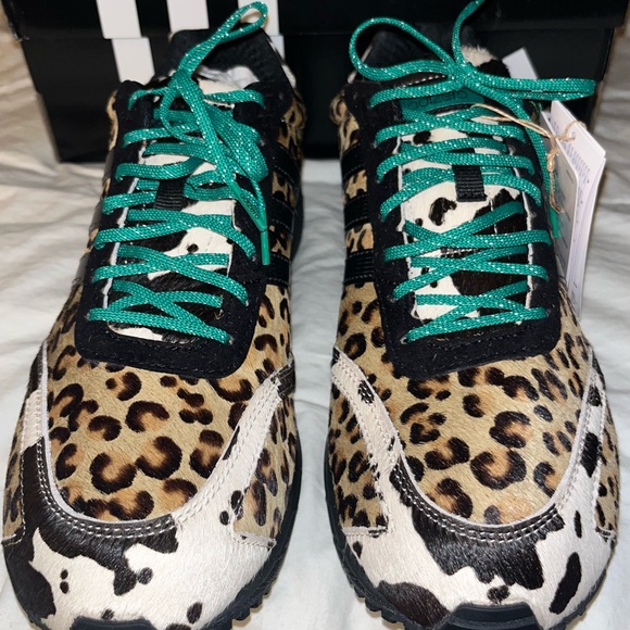NWT Adidas ADIZERO ADIOS OG in Leopard and Cow, SIZE 10 - Picture 9 of 13